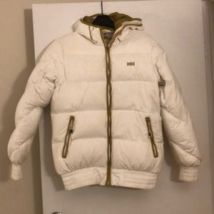 Helly Hansen white winter jacket size L.
